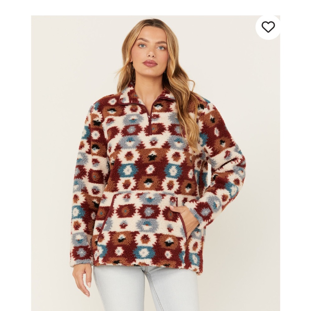Cozy Multicolor Patterned Women's Jacket